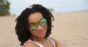 18 year old girl Kasey Chase submits to a dominant man wearing latex gloves